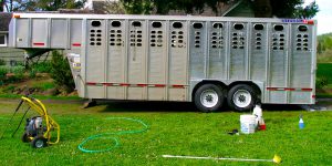 Halfway-cleaned-Aluminum-trailer